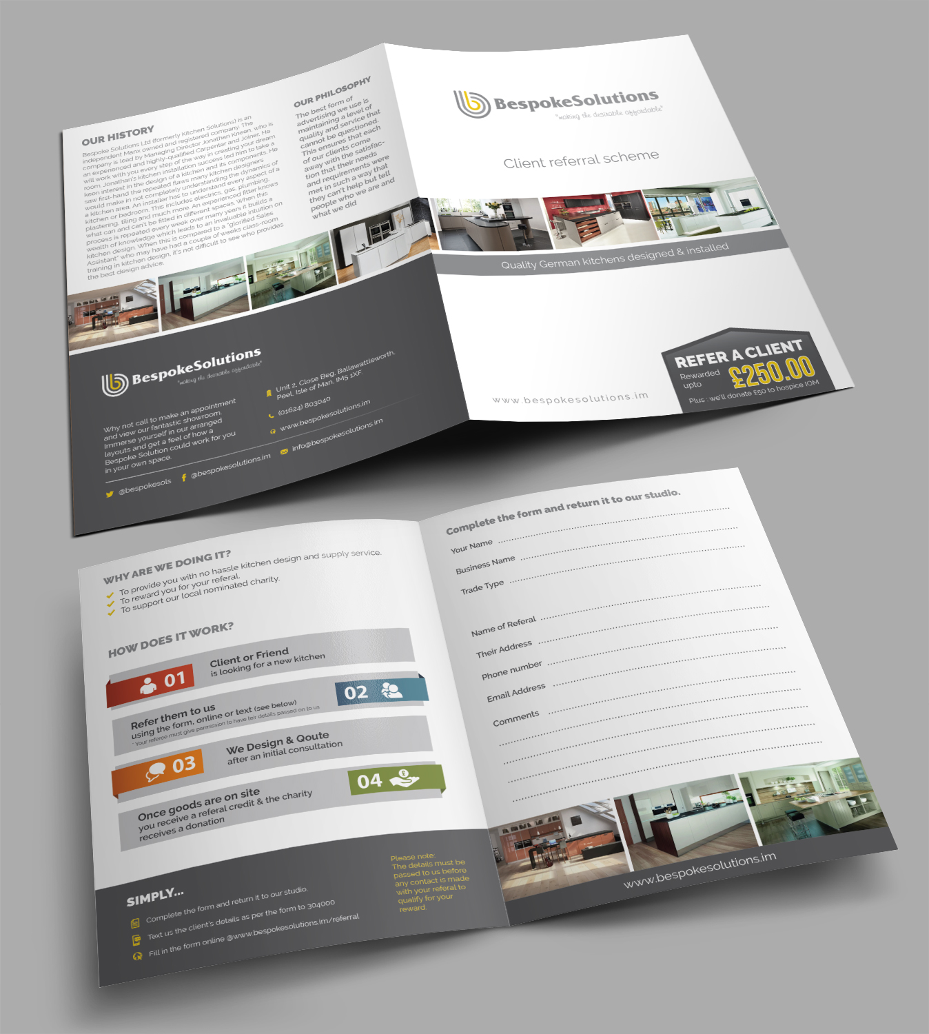 Diseño de Brochure por Achiver para Bespoke Solutions | Diseño #12547613