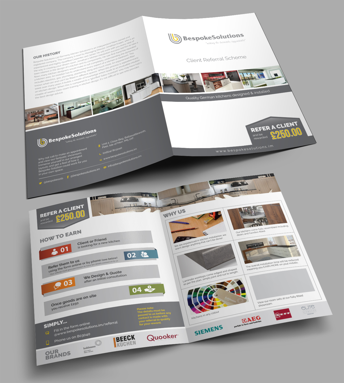 Brochure Design by Achiver for Bespoke Solutions | Design #12689828