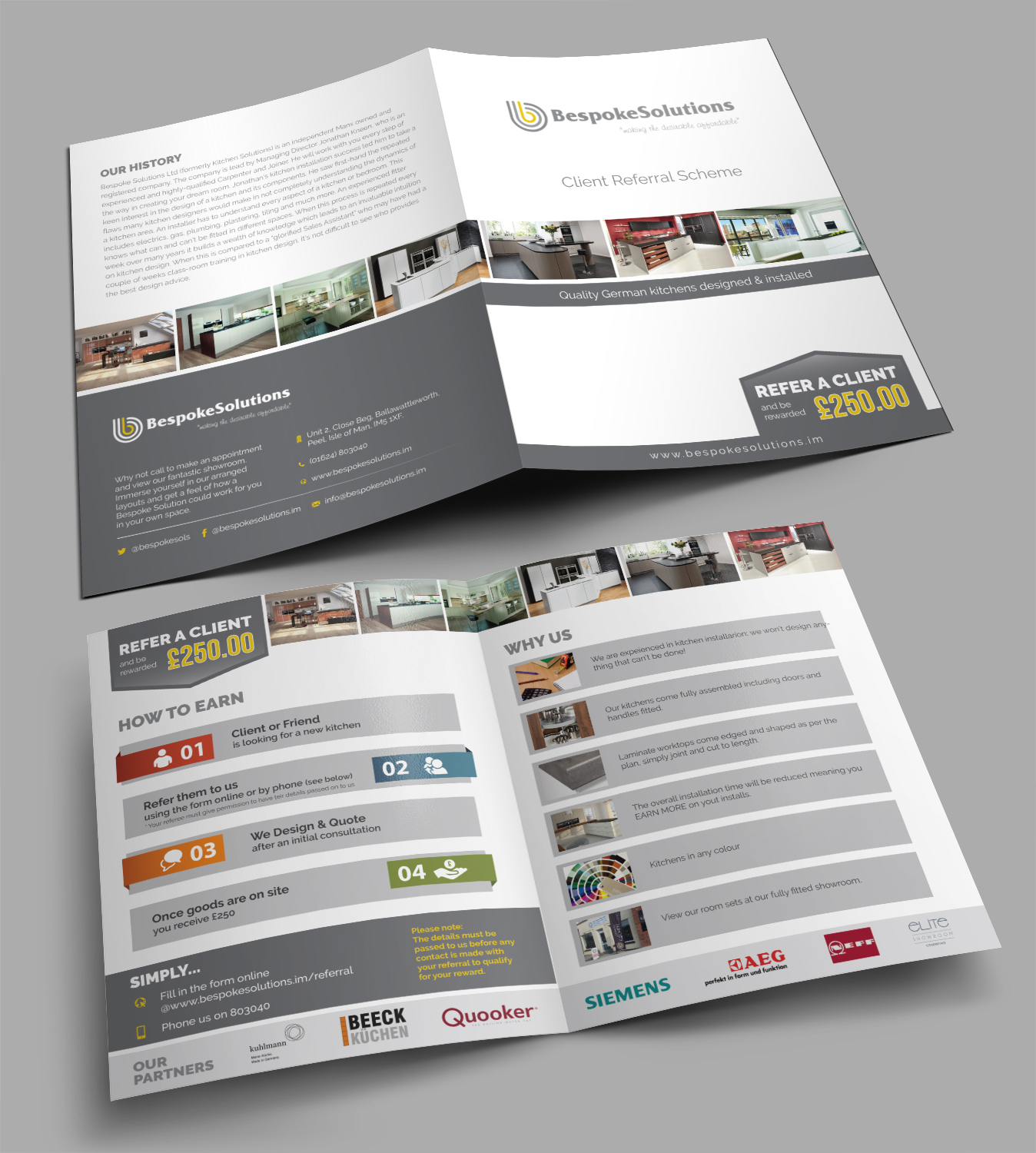 Brochure Design by Achiver for Bespoke Solutions | Design #12694448