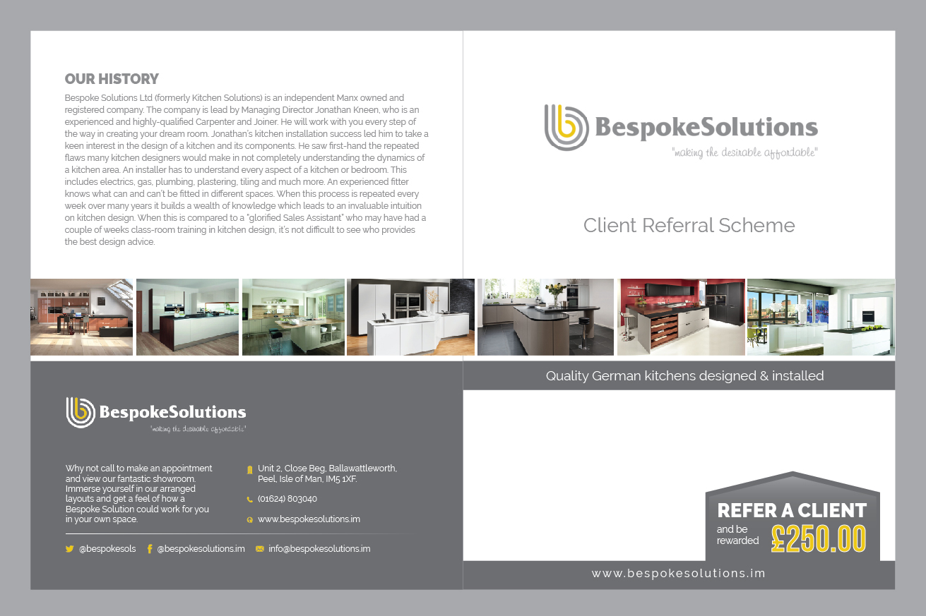 Brochure Design by Achiver for Bespoke Solutions | Design #12703401