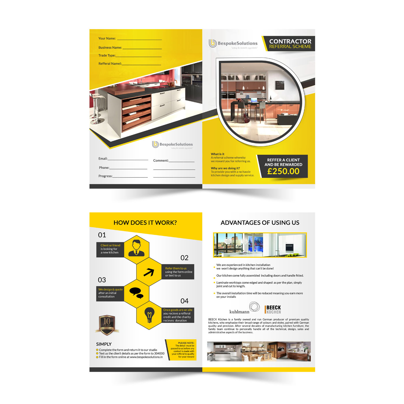 Brochure Design by debdesign for Bespoke Solutions | Design #12447694