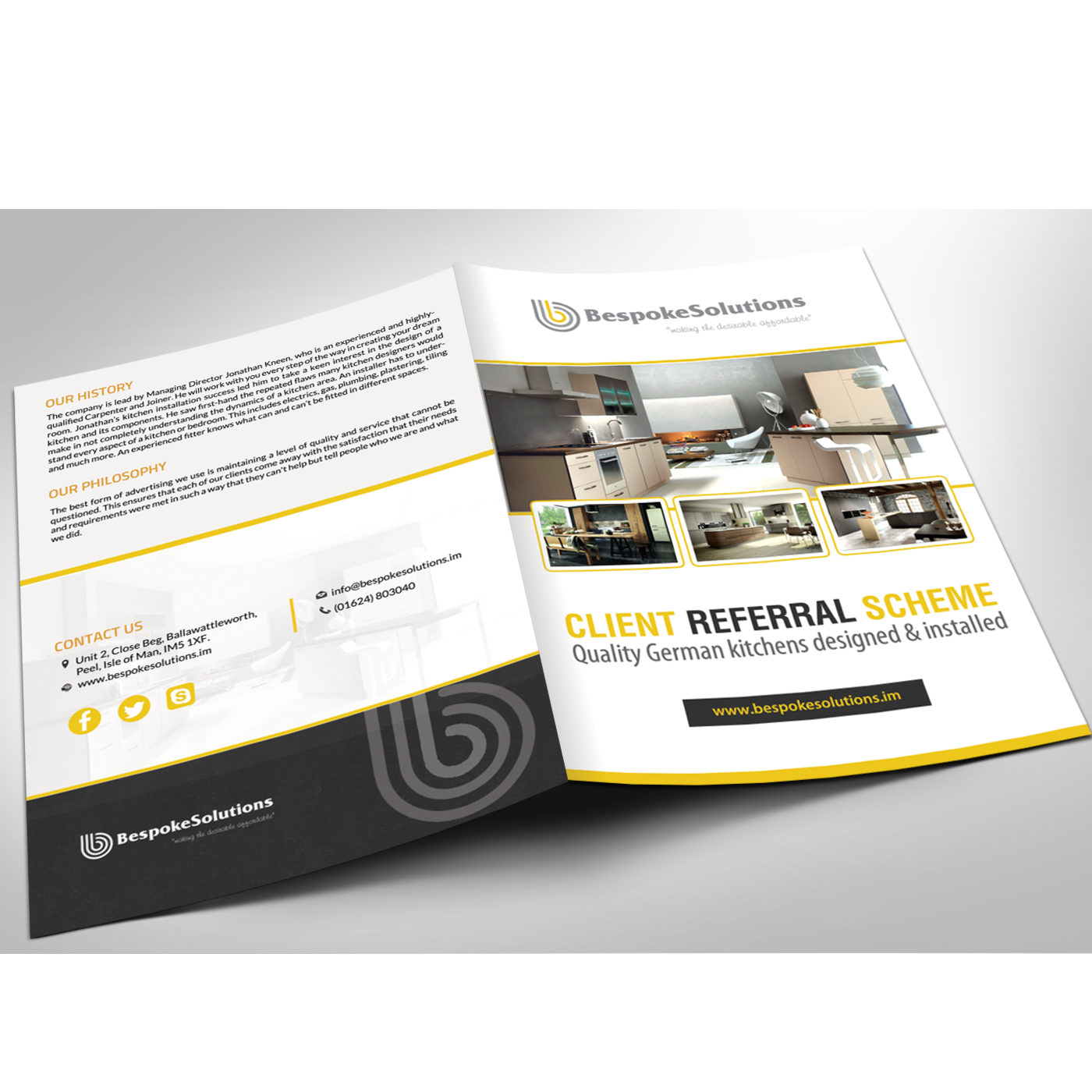 Brochure Design by creative.bugs for Bespoke Solutions | Design #12430941