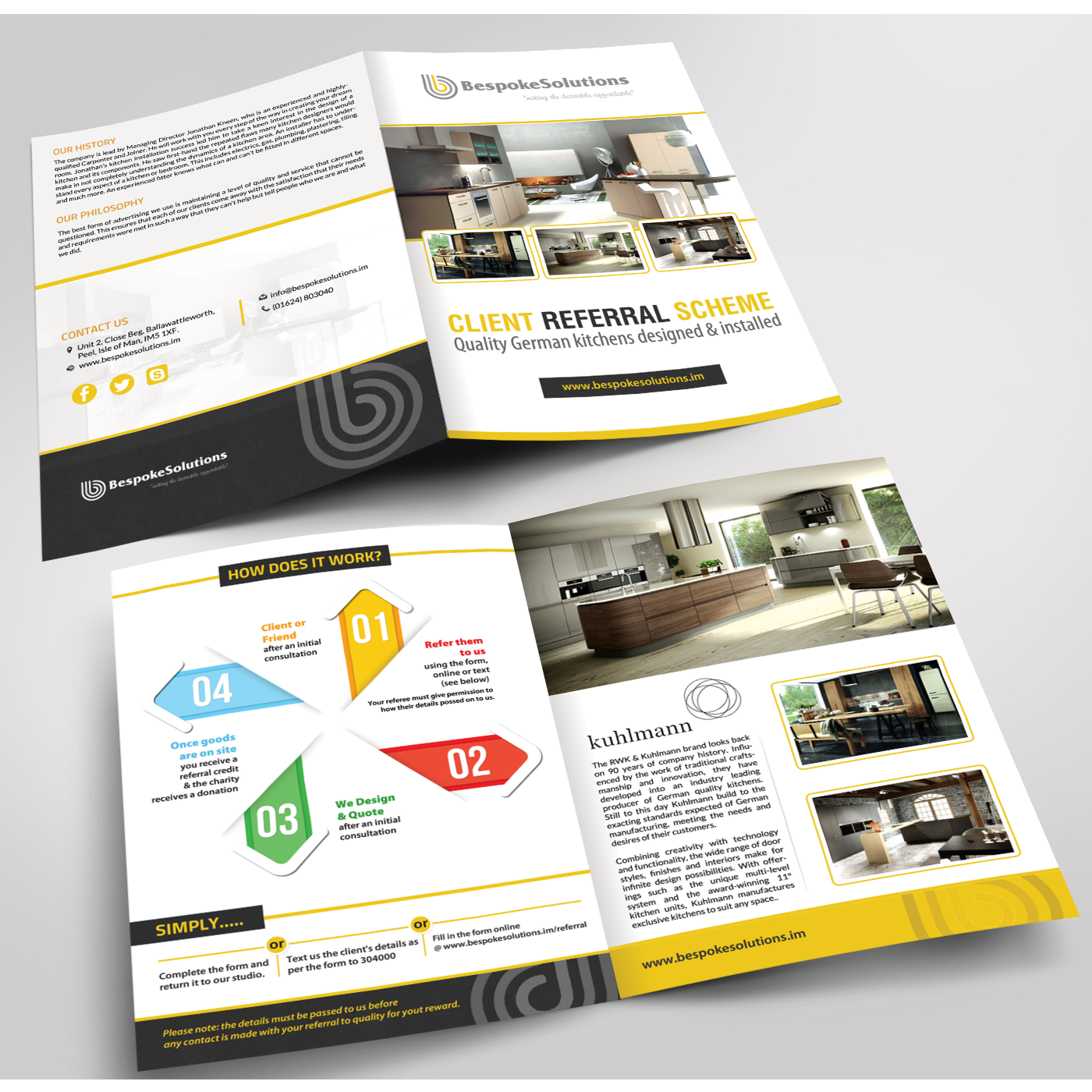 Brochure Design by creative.bugs for Bespoke Solutions | Design #12441628