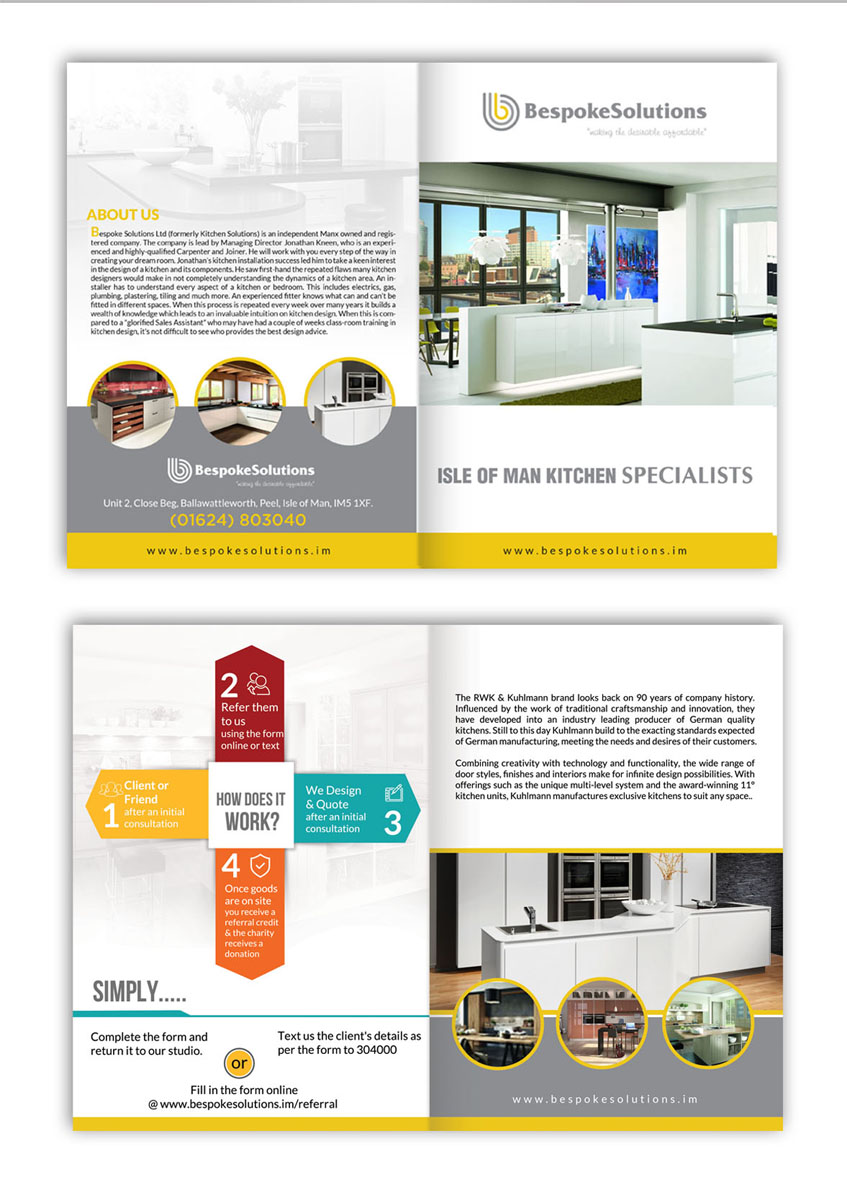 Brochure Design by creative.bugs for Bespoke Solutions | Design #12617652