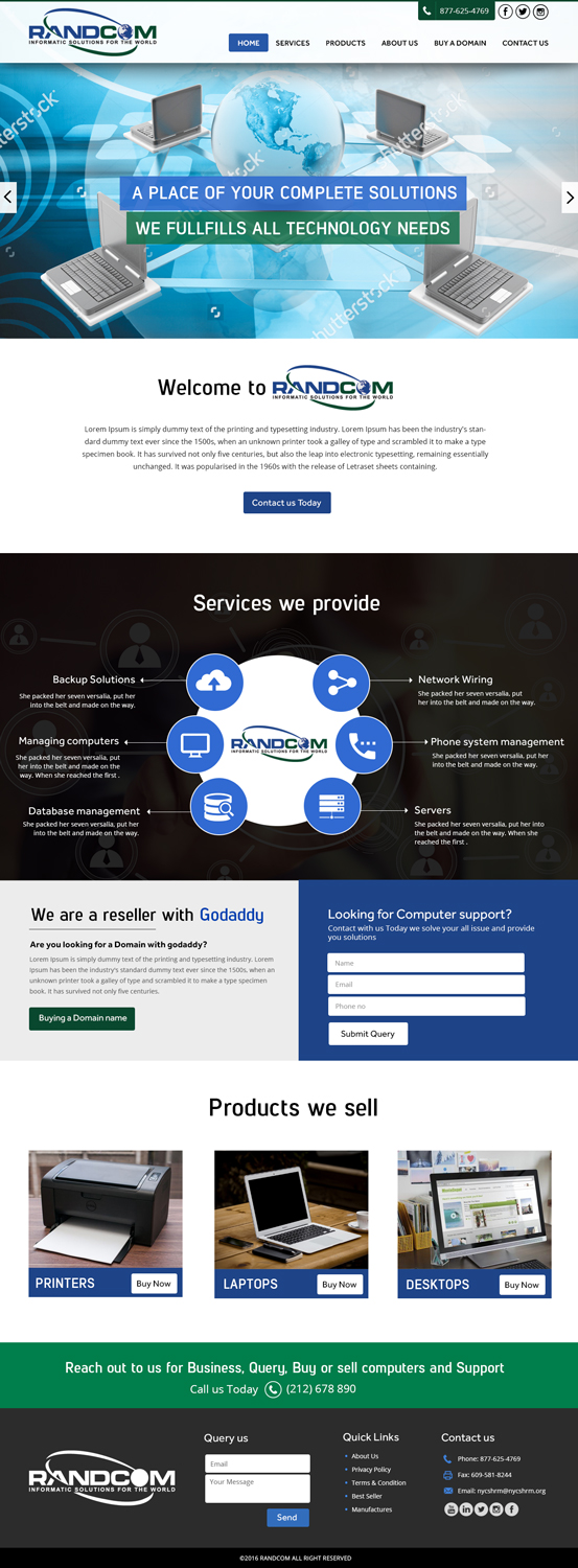 Web Design by Xclusive Designers for this project | Design #12446913