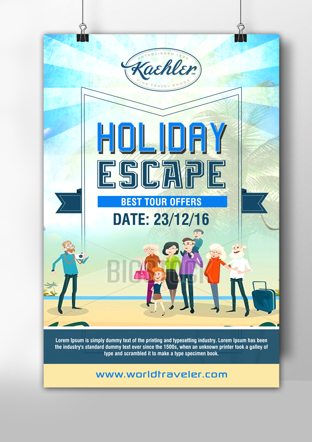 Poster Design by debdesign for Kaehler Luggage | Design #12554350