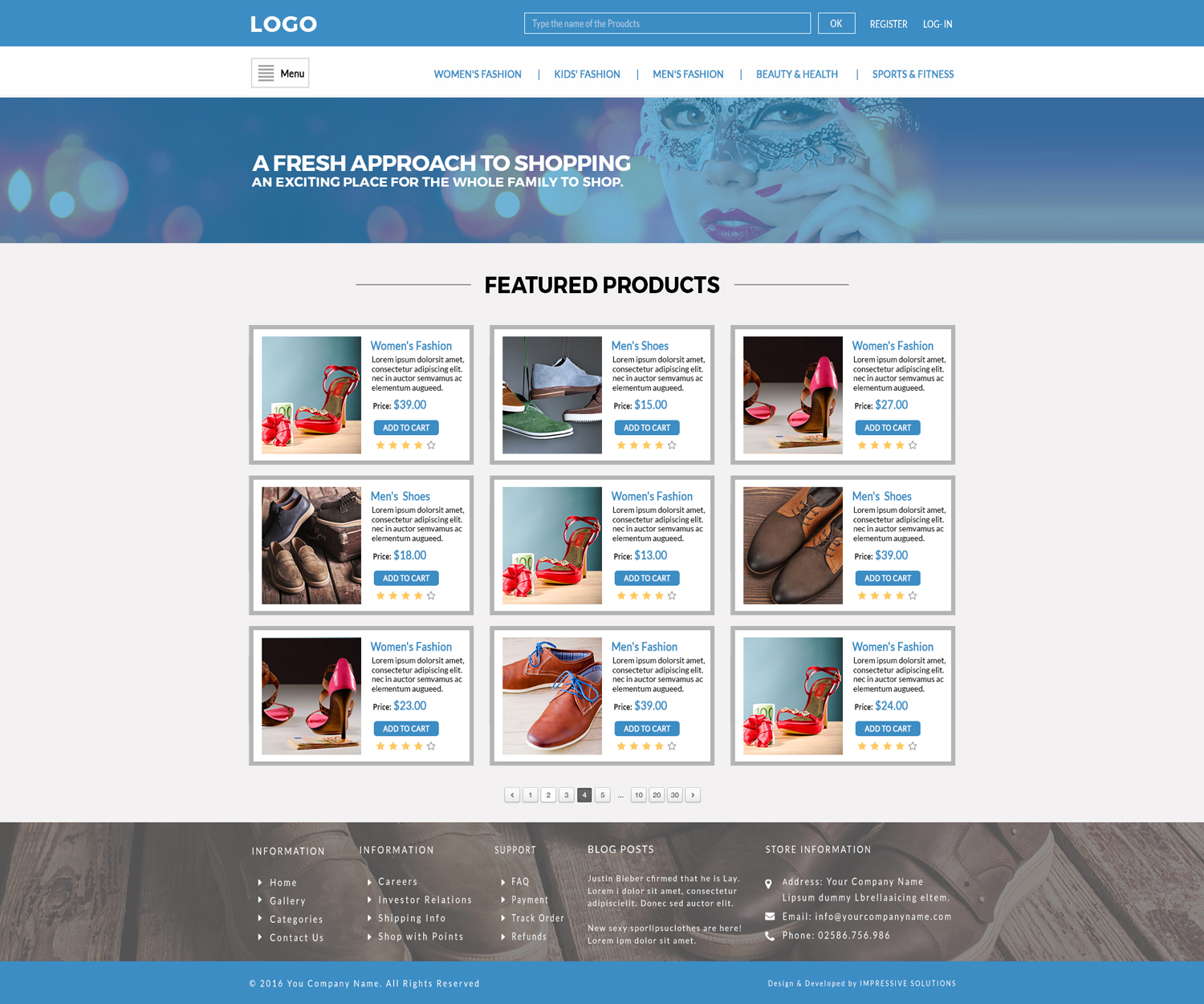 Diseño Web por Impressive Solutions para este proyecto | Diseño #12521811