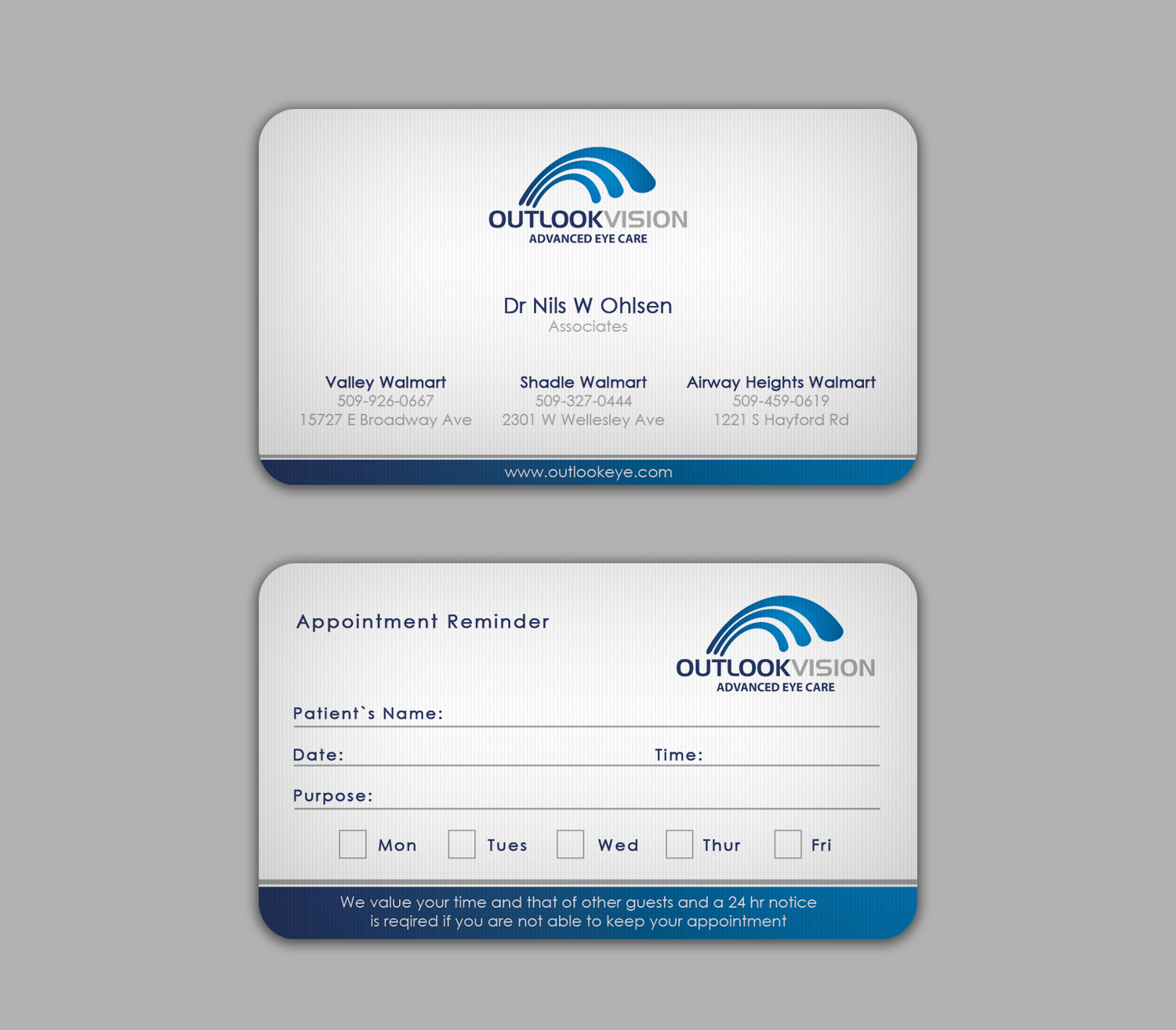 Business Card Design by WebixBD for Outlook Vision | Design #12436565
