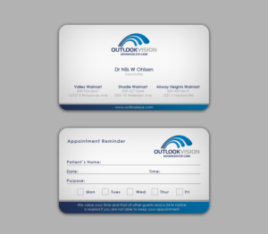 Design de Carte de Visite par WebixBD pour Outlook Vision | Design : #12436565