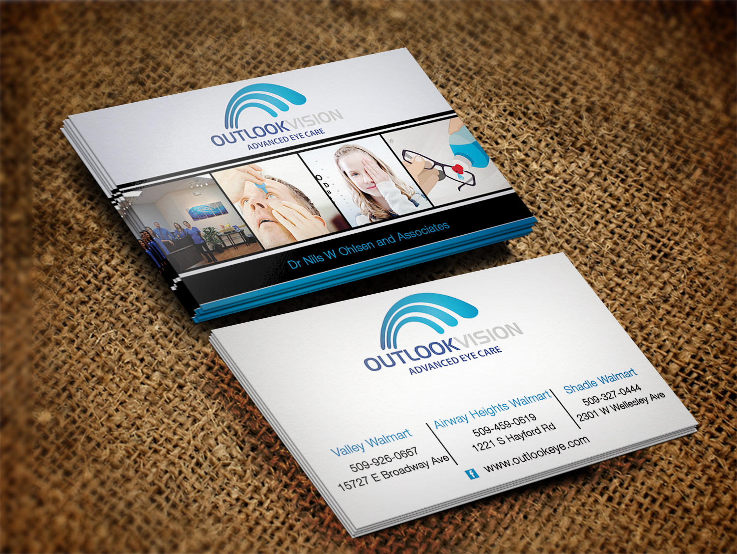 Business Card Design by Lanka Ama for Outlook Vision | Design #12435540