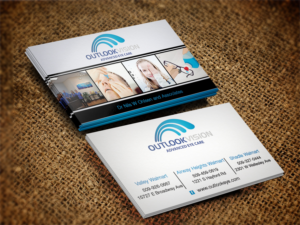 Design de Carte de Visite par Lanka Ama pour Outlook Vision | Design : #12435540