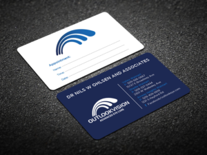 Design de Carte de Visite par Verified artistry (Design garden) pour Outlook Vision | Design : #12440028