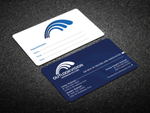 Design de Carte de Visite par Verified artistry (Design garden) pour Outlook Vision | Design : #12440032