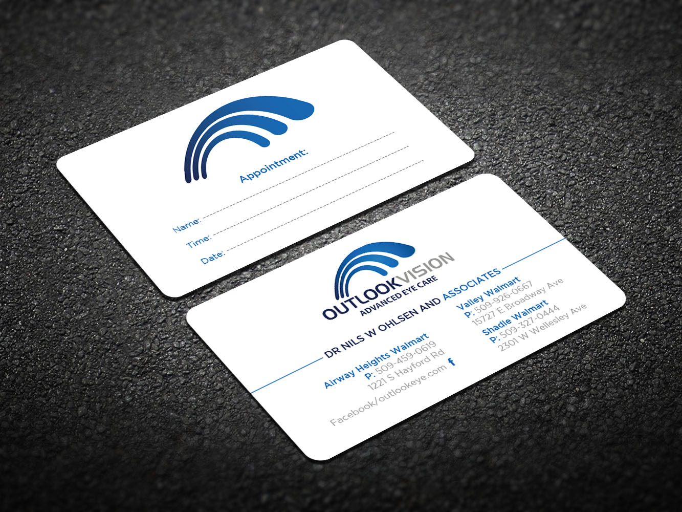 Business Card Design by Verified artistry for Outlook Vision | Design #12440035