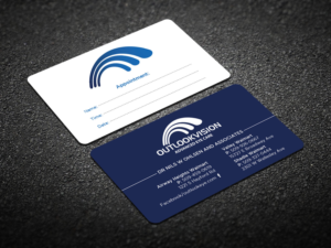 Design de Carte de Visite par Verified artistry (Design garden) pour Outlook Vision | Design : #12440036
