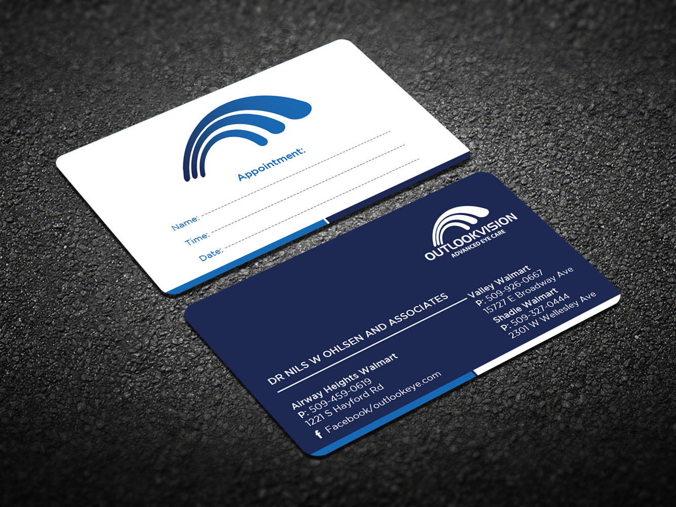 Business Card Design by Verified artistry (Design garden) for Outlook Vision | Design #12440037