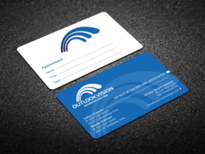 Design de Carte de Visite par Verified artistry (Design garden) pour Outlook Vision | Design : #12440038