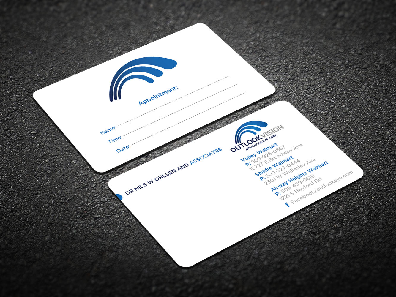 Design de Carte de Visite par Verified artistry (Design garden) pour Outlook Vision | Design #12440042