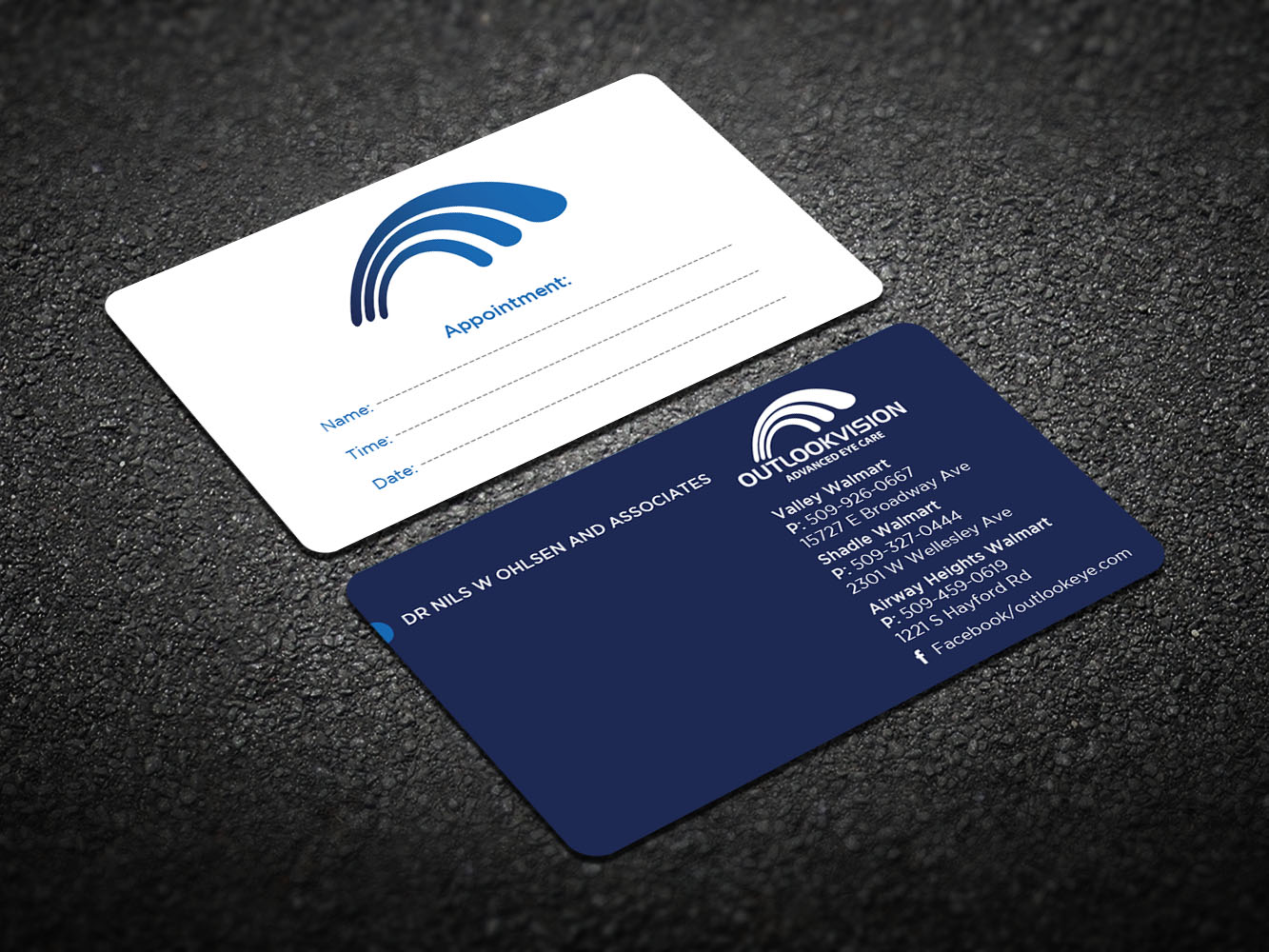 Design de Carte de Visite par Verified artistry (Design garden) pour Outlook Vision | Design #12440043