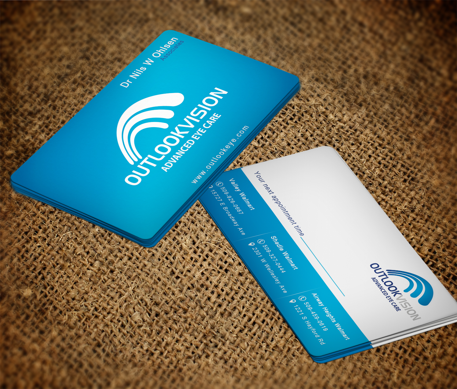 Design de Carte de Visite par EWS Webs pour Outlook Vision | Design #12443159