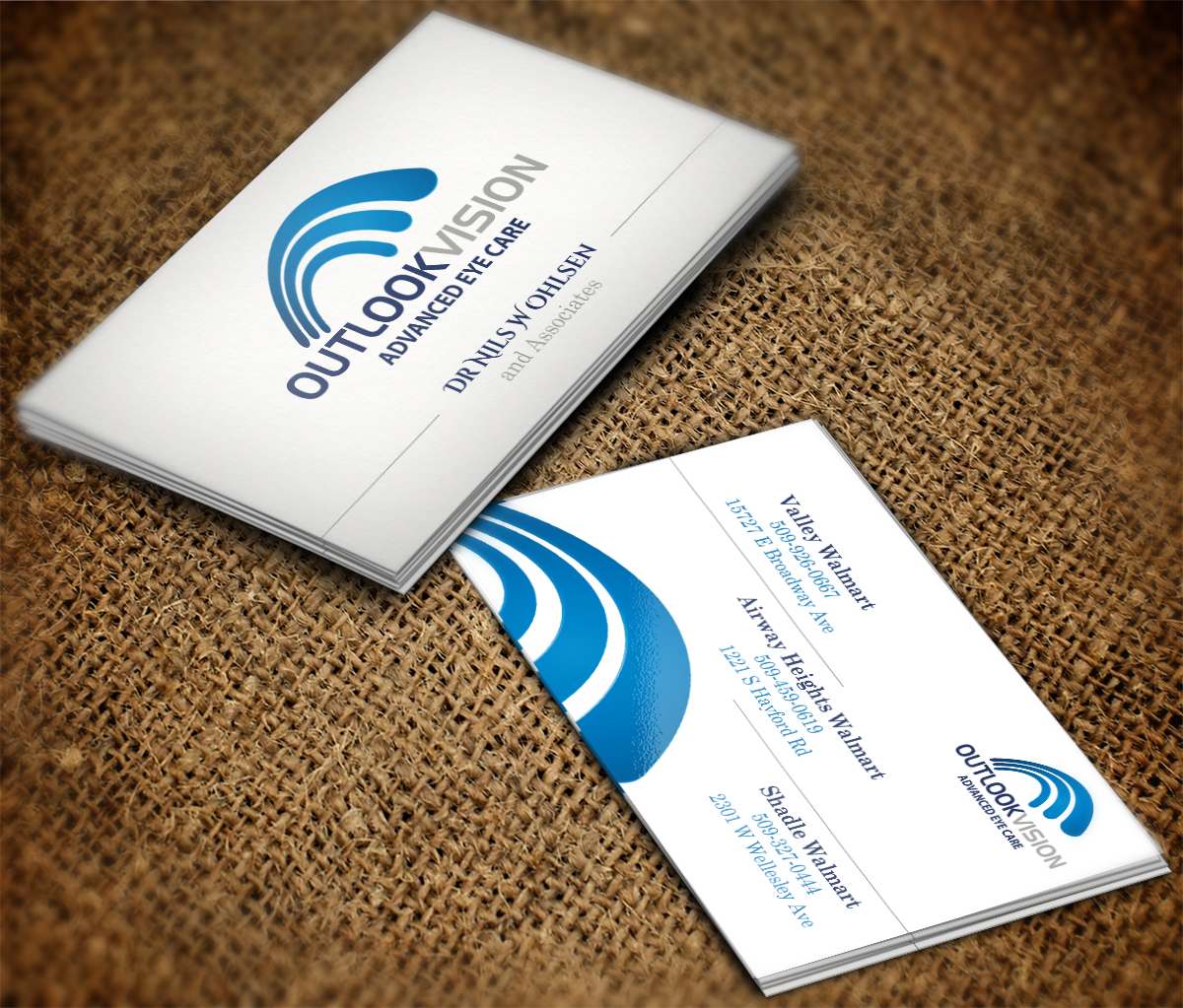 Business Card Design by Grafactory for Outlook Vision | Design #12524188
