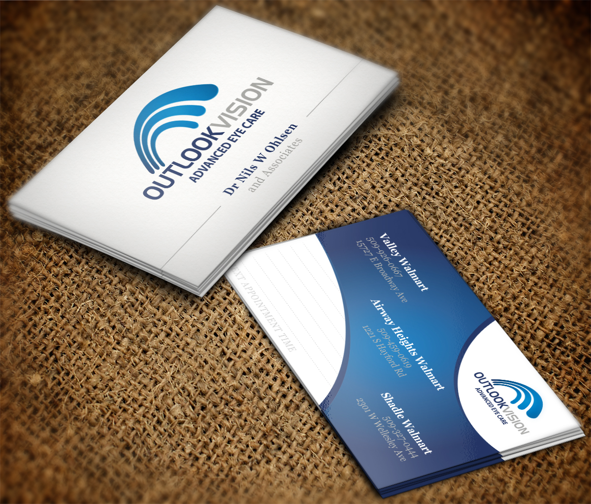 Business Card Design by Grafactory for Outlook Vision | Design #12532990