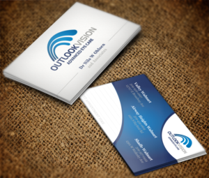 Modern, clean business card for Outlook Vision | Business Card Design by Grafactory