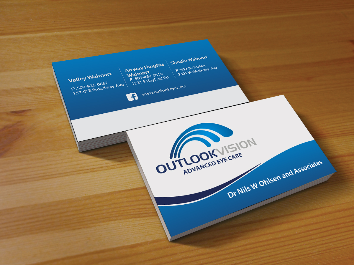 Diseño de Tarjeta de Presentación por Creations Box 2015 para Outlook Vision | Diseño #12437007