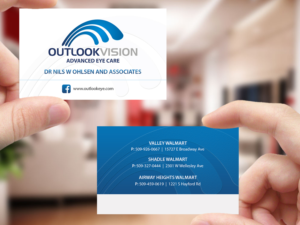 Visitenkarten-Design von Creations Box 2015 für Outlook Vision | Design: #12437017