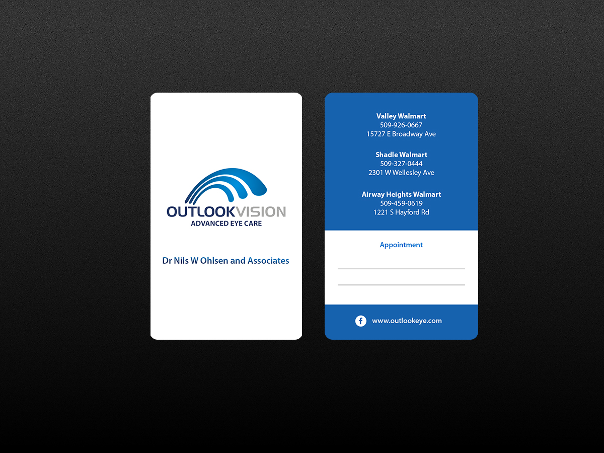 Diseño de Tarjeta de Presentación por Creations Box 2015 para Outlook Vision | Diseño #12437022