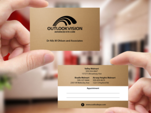Visitenkarten-Design von Creations Box 2015 für Outlook Vision | Design: #12437023