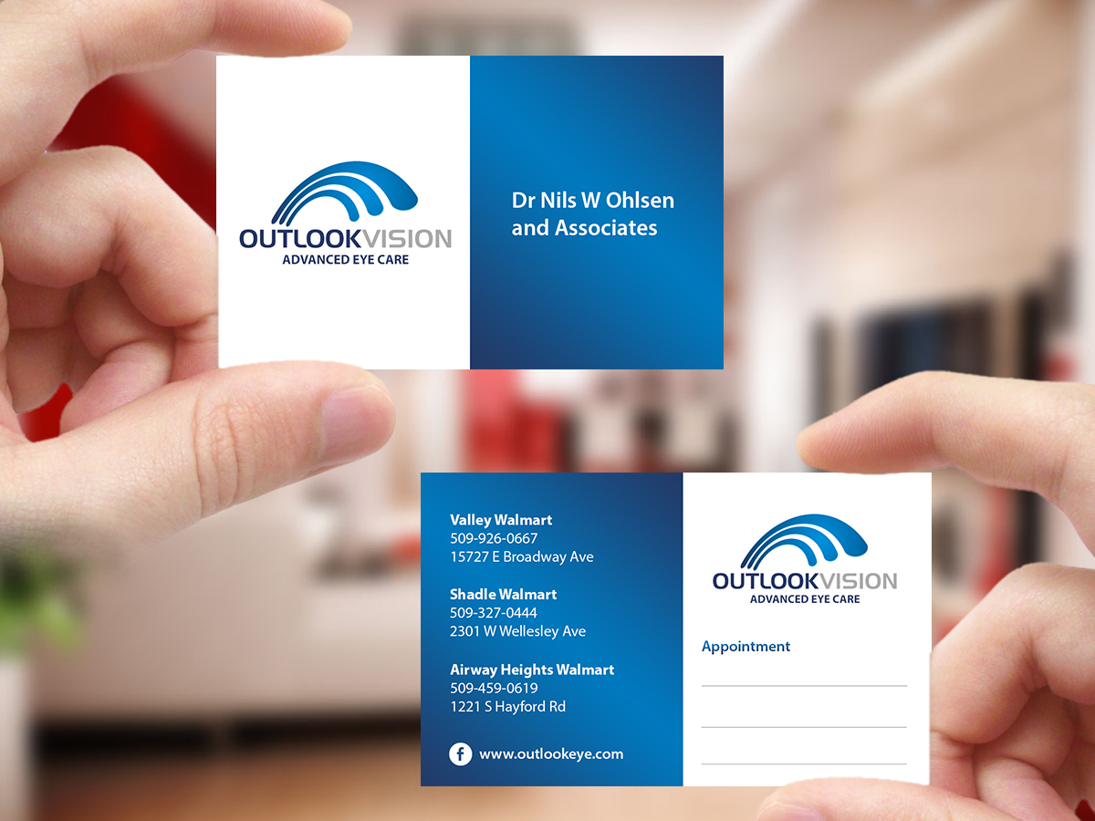 Design de Carte de Visite par Creations Box 2015 pour Outlook Vision | Design #12449744