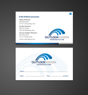 Design de Carte de Visite par chandrayaan.creative pour Outlook Vision | Design : #12430465