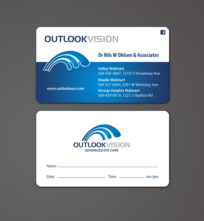 Business Card Design by chandrayaan.creative for Outlook Vision | Design #12431280