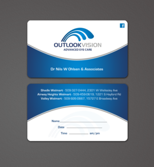 Diseño de Tarjeta de Presentación por chandrayaan.creative para Outlook Vision | Diseño: #12431281