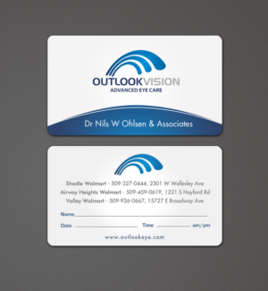 Diseño de Tarjeta de Presentación por chandrayaan.creative para Outlook Vision | Diseño: #12431282