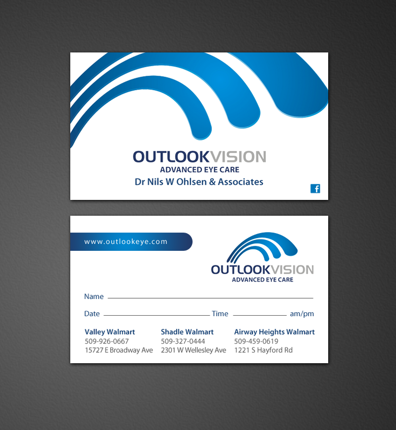 Visitenkarten-Design von chandrayaan.creative für Outlook Vision | Design #12431287