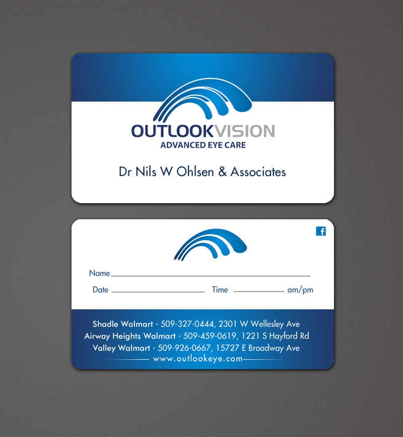 Design de Carte de Visite par chandrayaan.creative pour Outlook Vision | Design #12431920