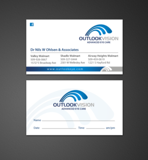 Design de Carte de Visite par chandrayaan.creative pour Outlook Vision | Design : #12432772