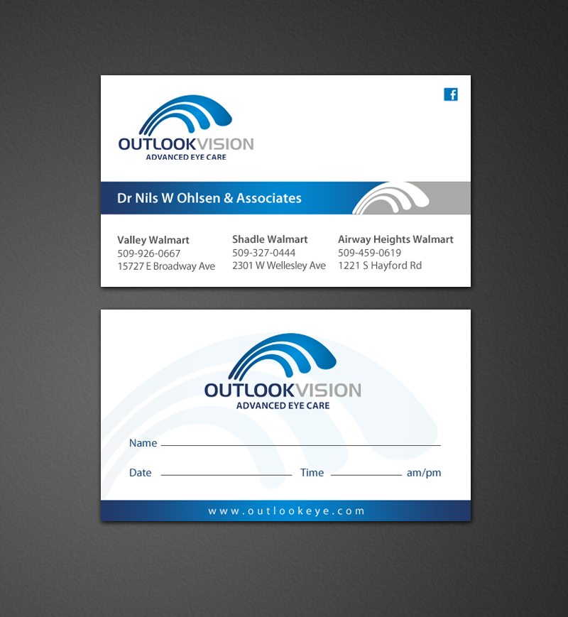 Design de Carte de Visite par chandrayaan.creative pour Outlook Vision | Design #12432773