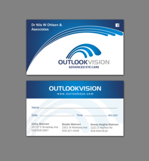 Design de Carte de Visite par chandrayaan.creative pour Outlook Vision | Design : #12444990