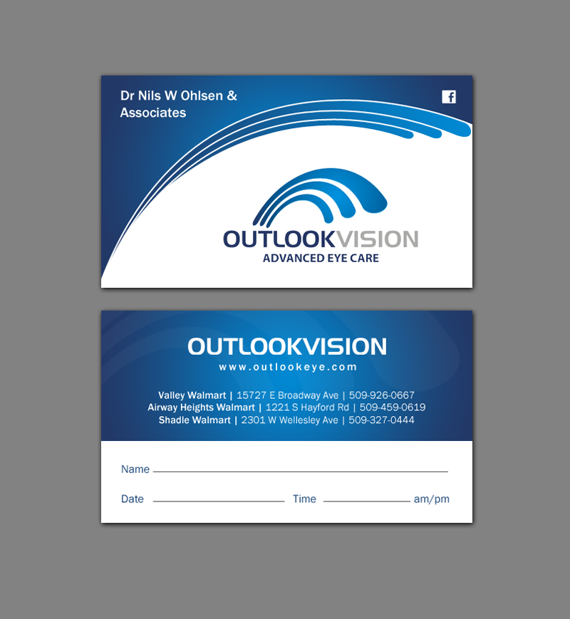 Design de Carte de Visite par chandrayaan.creative pour Outlook Vision | Design #12444996