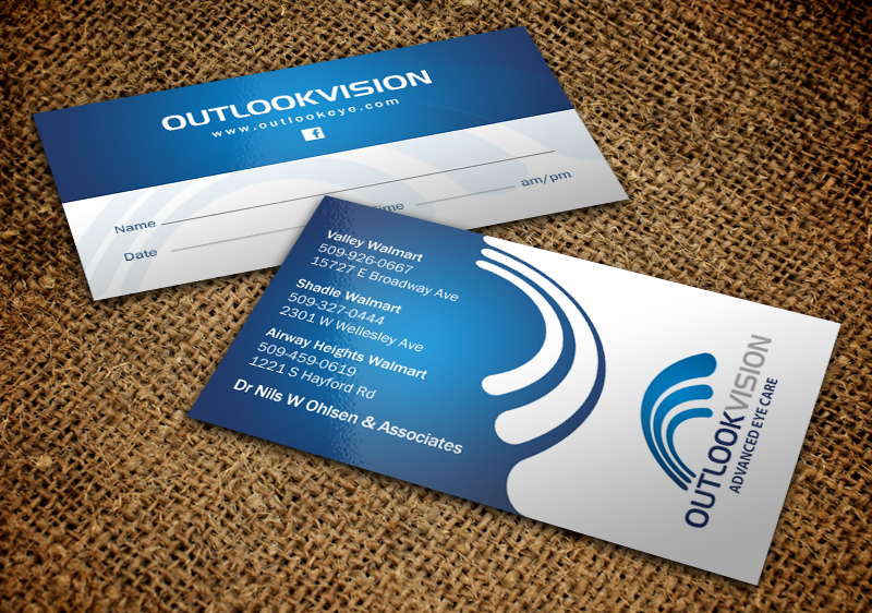 Design de Carte de Visite par chandrayaan.creative pour Outlook Vision | Design #12445053