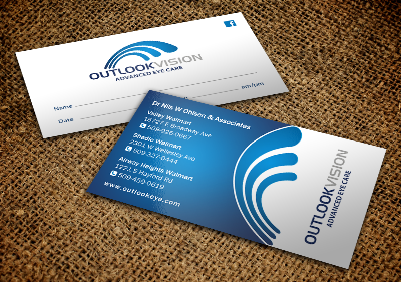 Design de Carte de Visite par chandrayaan.creative pour Outlook Vision | Design #12445055