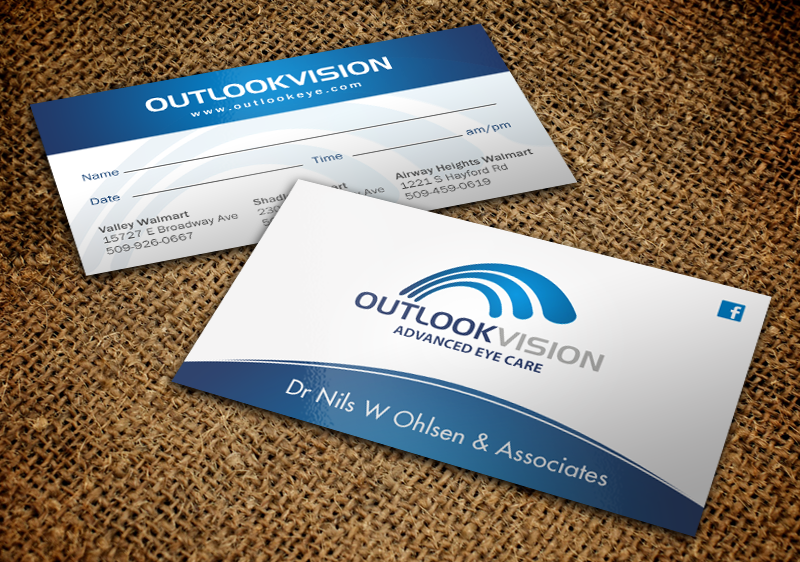 Design de Carte de Visite par chandrayaan.creative pour Outlook Vision | Design #12445060