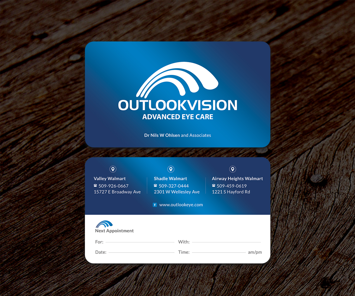 Business Card Design by SS_Designs for Outlook Vision | Design #12515289