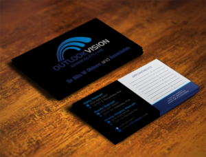 Design de Carte de Visite par alhemique1 pour Outlook Vision | Design : #12436693