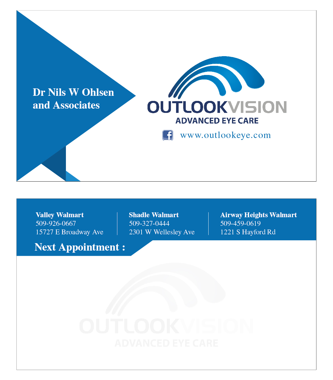 Diseño de Tarjeta de Presentación por jeffreyting1991 para Outlook Vision | Diseño #12526433