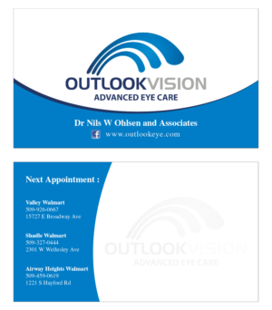 Diseño de Tarjeta de Presentación por jeffreyting1991 para Outlook Vision | Diseño: #12526434