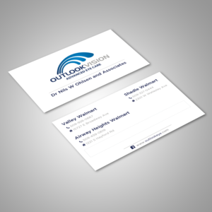 Design de Carte de Visite par vinhducquach pour Outlook Vision | Design : #12472604